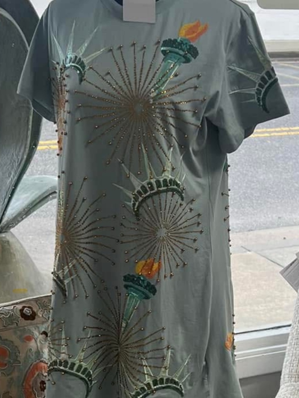QUEEN OF SPARKLES Statue of Liberty  Dress